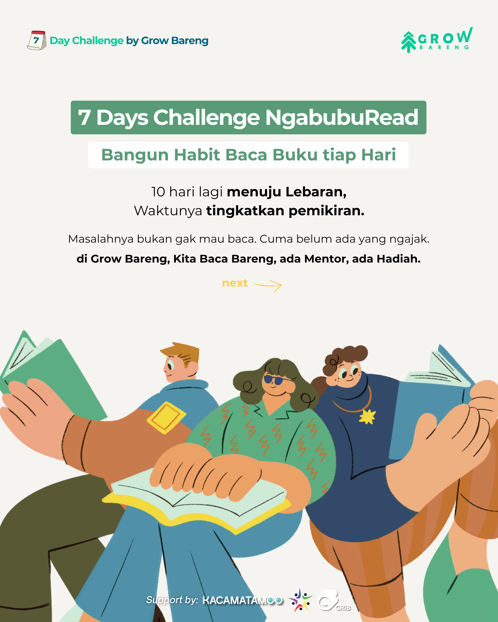 7 Days Challenge NgabubuRead